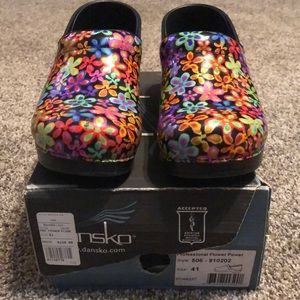 Dansko Professional Flower Power clogs, size 41